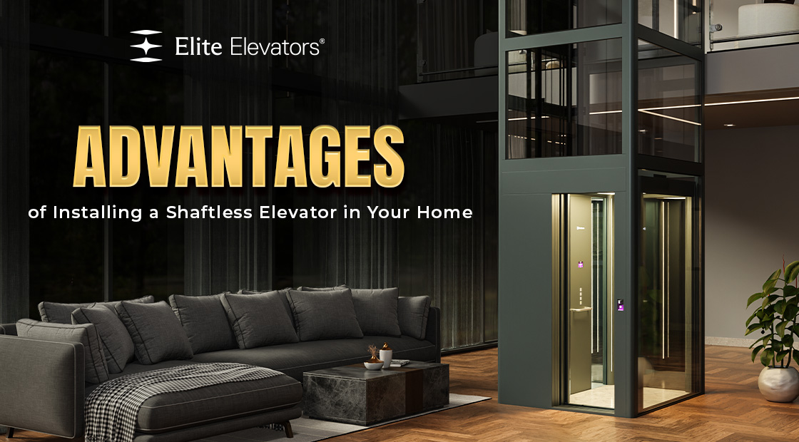shaftless home elevator
